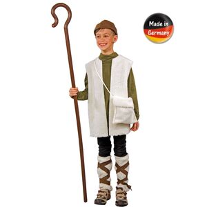 Krippenspiel Kost�m Hirte in Lammfell-Optik f�r Kinder