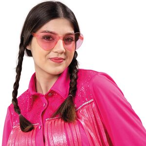 Herzbrille Rosa Swiftie 70er 80er Kost�m-Zubeh�r f�r Erwachsene