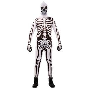 Skelett Kost�m Mr. Bones Halloween f�r Herren