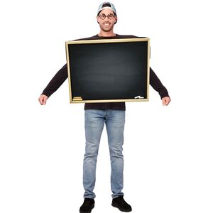 Tafel Kost�m Schultafel zum selber Beschriften DIY-Kost�m f�r Erwachsene