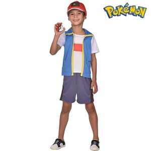 Pokemon Kost�m Ash Ketchum Poke-Trainer f�r Kinder