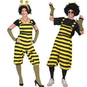 Bienen Kost�m Latzhose Flei�ige Biene f�r Erwachsene