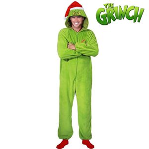 The Grinch Kost�m Kigurumi Overall f�r Kinder und Erwachsene