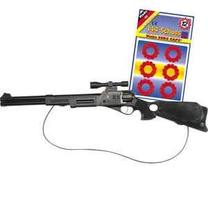 Gewehr Montana Schwarz mit Zielfernrohr 71 cm inkl. 144 Schuss Munition