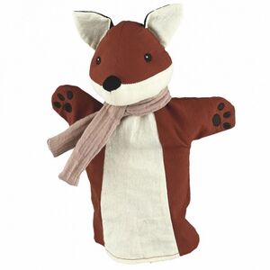 Handpuppe Fuchs Foxy mit Schal 29 cm Pl�schtier Puppen- und Kasperletheater
