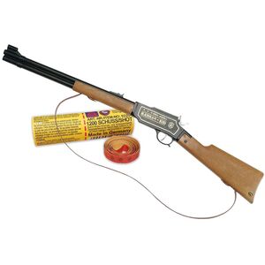 Western Gewehr 73 cm Kansas Kid Braun Schwarz inkl. 1200 Schuss Munition