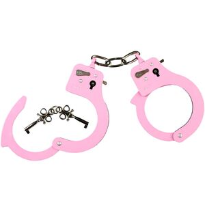 Spielzeug-Handschellen Rosa mit Schl�ssel Pride CSD Kost�m-Zubeh�r