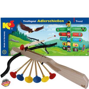 Treffspiel Adlerschie�en Marterpfahl nach Punkten mit 6 Pfeilen & Armbrust