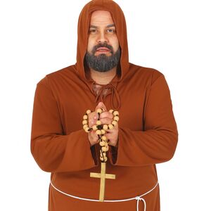 XXL Rosenkranz aus Holz 90 cm mit Kreuz f�r Erwachsene