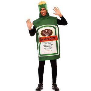 Kr�uterlik�r Kost�m Masterdeer Gr�ne Flasche f�r Herren