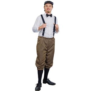 Knickerbocker Hosen Braun gestreift 20er Jahre f�r Herren