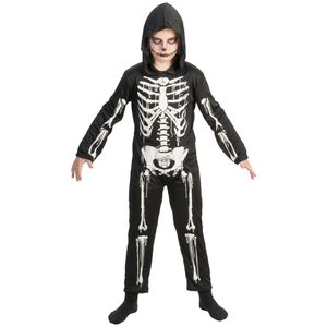Skelett Kost�m Halloween Knochen Ribsy f�r Kinder