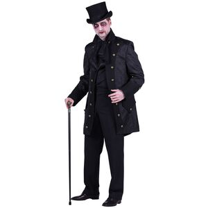 Gothic Kost�m Halloween Vampirlord Herr der Finsternis f�r Herren