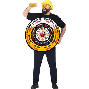 Darts Kost�m Bier-Version Dartscheibe mit 2 B�llen f�r Erwachsene