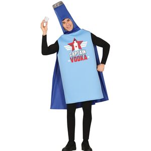 Vodka Kost�m Captain Vodka Flasche f�r Herren