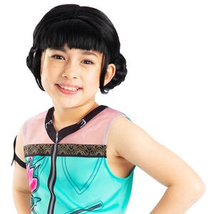 KPop Demon Hunters Per�cke Zoey Schwarz Lizenz-Per�cke f�r Kinder