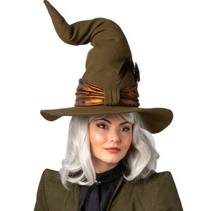Hexen Hut Zauberin Minerva Halloween Olivg�n f�r Damen