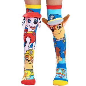 Lustige Paw Patrol Socken Chase & Marshall mit 3D-Ohren f�r Kinder & Erwachsene