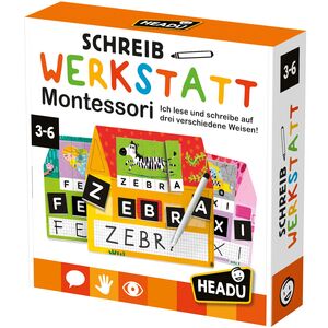 Schreibwerkstatt Montessori Lernspiel f�r Kinder auf drei verschiedene Weisen