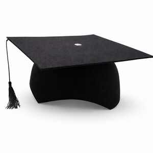 Doktorhut Absolventenhut Schwarz mit Quaste Party Zubeh�r f�r Bachelor & Uniabschluss