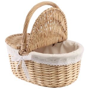 Picknickkorb aus Weide 35 cm Deko Korb Kost�m Zubeh�r Rotk�ppchen