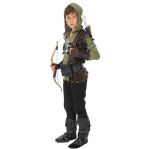 Robin Hood Kost�m Kinder Gr�n Mittelalter Bogensch�tze