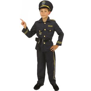 Polizei Kost�m Kinder Polizist Max mit M�tze Uniform Fasching