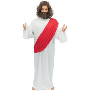 Jesus Kost�m Herren mit Per�cke, Bart & Dornenkranz Biblisches Outfit