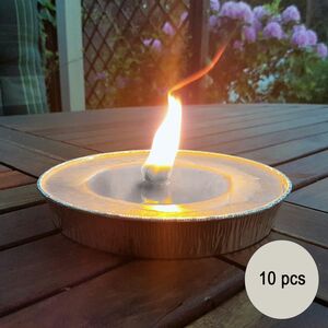 10 Flammschalen 7h Brennzeit