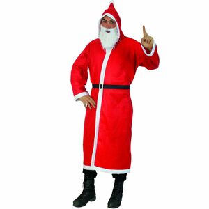 Weihnachtsmann-Set: Mantel mit Grtel & Bart