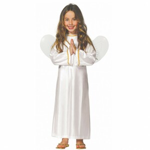 Engel Kostm Dina Satin-Kleid fr Kinder