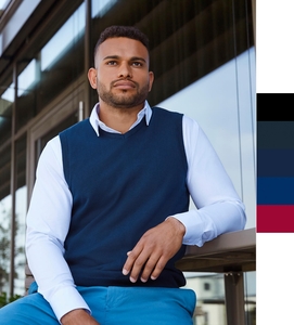 Russell Europe Herren V-Neck Pollunder glattgestrickt pflegeleicht R-716M-0 NEU