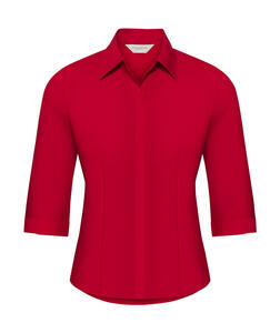 Russell Europe Damen Popelin Bluse 3/4 Arm pflegeleicht Easy Care R-926F-0 NEU