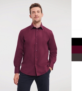 Russell Europe Herren krperbetontes Stretch Hemd S-4XL LA R-946M-0 NEU