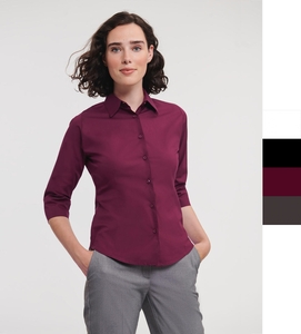 Russell Europe Damen Bluse k�rperbetont 3/4 Arm pflegeleicht R-946F-0 NEU