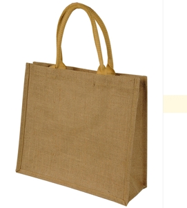 Shugon Jute Shopper Bag kurze Griffe Siebdruck 20L Chennai 20Ltr 1107-70 NEU