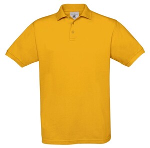 B&C Herren Poloshirt Baumwolle T-Shirt Piqu Safran FairWear S bis 3XL PU409 NEU