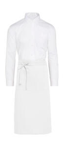 SG Accessories - BISTRO ROME - Medium Length Bistro Apron with Pocket JG13P Herren Bistro Arbeitskleidung
