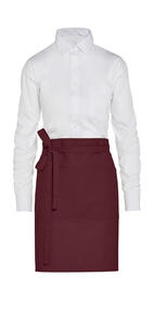 SG Accessories - BISTRO BRUSSELS - Short Recycled Bistro Apron with Pocket JG14P-REC Damen Bistro Arbeitskleidung