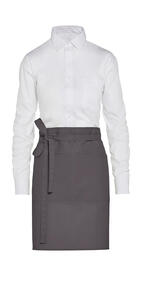 SG Accessories - BISTRO BRUSSELS - Short Recycled Bistro Apron with Pocket JG14P-REC Damen Bistro Arbeitskleidung