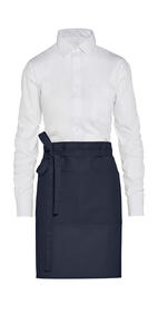 SG Accessories - BISTRO BRUSSELS - Short Recycled Bistro Apron with Pocket JG14P-REC Damen Bistro Arbeitskleidung