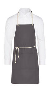 SG Accessories - BISTRO CORSICA - Cord Bib Apron with Pocket JG15P-CA-Bib Herren Bistro Arbeitskleidung