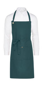 SG Accessories - BISTRO PROVENCE - Eyelet Bib Apron with Pocket JG16P-CA-Bib Damen Bistro Arbeitskleidung