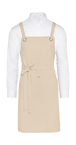 SG Accessories - BISTRO PROVENCE - Crossover Eyelets Bib Apron with Pocket JG16P-CA-CrossBib