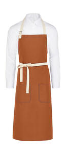 SG Accessories - BISTRO SANTORINI - Contrasted Bib Apron with Pocket JG17P-Bib Herren Bistro Arbeitskleidung