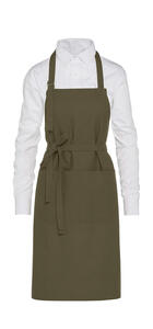 SG Accessories - BISTRO LISBON - Cotton Heavyweight Bib Apron with Pocket JG20P Herren Bistro Arbeitskleidung