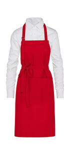 SG Accessories - BISTRO LISBON - Cotton Heavyweight Bib Apron with Pocket JG20P Herren Bistro Arbeitskleidung