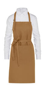 SG Accessories - BISTRO LISBON - Organic Heavyweight Bib Apron with Pocket JG20P-OG Damen Herren Bistro Arbeitskleidung
