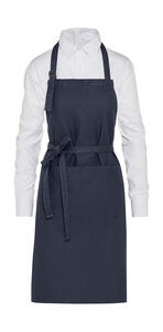SG Accessories - BISTRO LISBON - Organic Heavyweight Bib Apron with Pocket JG20P-OG Damen Herren Bistro Arbeitskleidung