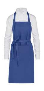 SG Accessories - BISTRO LISBON - Organic Heavyweight Bib Apron with Pocket JG20P-OG Damen Herren Bistro Arbeitskleidung